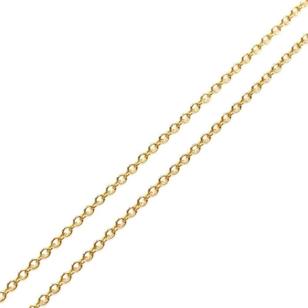 Pre Loved tiffany & co Atlas Pendant Roman Numerals Women Gold Necklaces - Picture 4 of 6